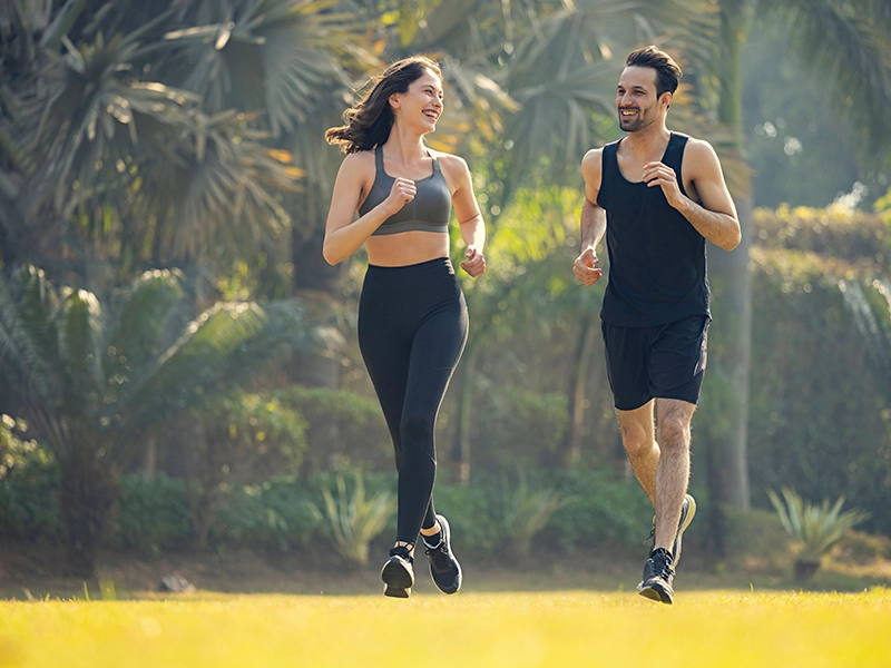 Jogging path and leisure walk area at Purva Estrella Lokhandwala Andheri West